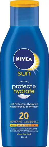 Bol.com Nivea SUN Zonnemelk - Protect & Hydrate SPF 20 - 200 ml aanbieding