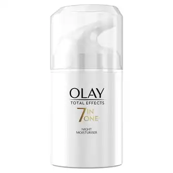 Wehkamp Olay Total Effects - 7in1 Hydraterende Nachtcrème met Niacinamide - 50 ml aanbieding
