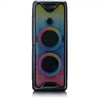 Bol.com Lenco PA-200BK - Bluetooth Party Speaker Draadloos - LED Licht - Zwart aanbieding