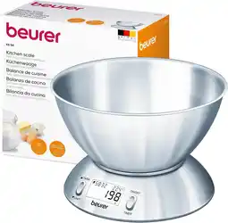 Amazon Beurer KS 54 Keukenweegschaal (met roestvrijstalen kom) aanbieding