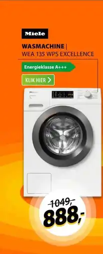 Expert Miele WEA 135 WPS Excellence aanbieding