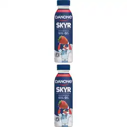 Albert Heijn Danone Skyr Drink Aardbei 2-pack aanbieding