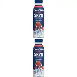 Albert Heijn Danone Skyr Drink Aardbei 2-pack aanbieding
