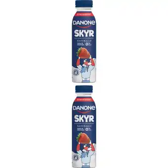 Albert Heijn Danone Skyr Drink Aardbei 2-pack aanbieding