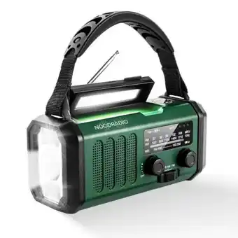 ANWB Noodradio Solar 10.000mAh Groen aanbieding