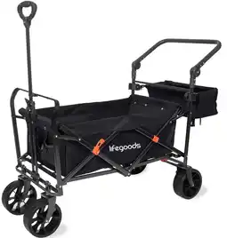 ANWB Lifegoods Bolderkar Tot 120KG 90L Zwart aanbieding