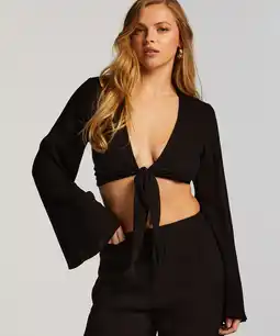 Hunkemoller Hunkemöller Top Knot Zwart aanbieding