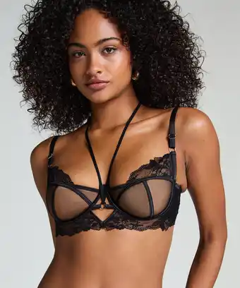 Hunkemoller Hunkemöller Niet-Voorgevormde Beugel bh Amari Zwart aanbieding