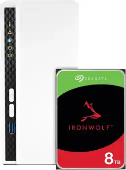 Coolblue QNAP TS-233, Seagate Ironwolf 8TB aanbieding