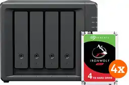 Coolblue Synology DS423+ + Seagate Ironwolf 16TB (4x4TB) aanbieding