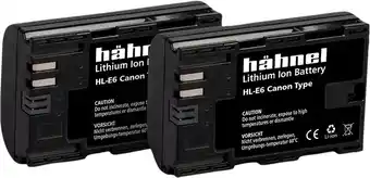 Coolblue Hähnel HL-E6n (2x) aanbieding