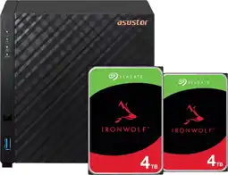 Coolblue ASUSTOR AS1104T + Seagate Ironwolf 8TB (2x4TB) aanbieding