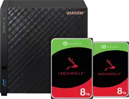 Coolblue ASUSTOR AS1104T + Seagate Ironwolf 16TB (2x8TB) aanbieding