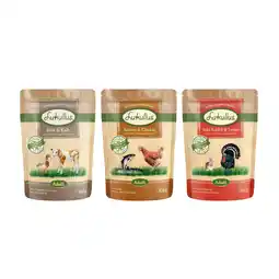 Zooplus 6 x 300 g Lukullus Naturkost Vershoudzakjes Adult Mix: Naturkost (3 varianten) aanbieding