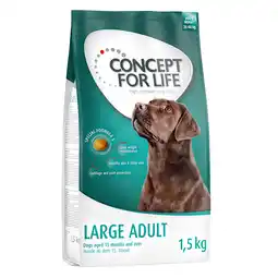Zooplus 4x 1,5kg Large Adult Concept for Life Hondenvoer aanbieding