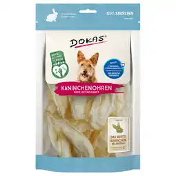 Zooplus 70g Dokas Konijnenoren Zonder Bont Gedroogde Hondensnacks aanbieding