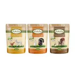 Zooplus 6 x 300 g Lukullus Naturkost Vershoudzakjes Adult Mix: Regionaal (3 varianten) aanbieding