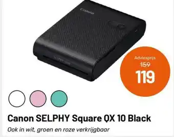 Kamera Express Canon SELPHY Square QX 10 Black aanbieding