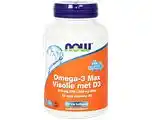 De Online Drogist NOW Omega-3 Max Visolie met D3 Softgels 90SG aanbieding