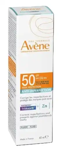 De Online Drogist Eau Thermale Avène SPF50 Anti-Imperfection Zonnebrandcrème 40ML aanbieding