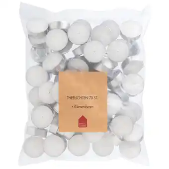 Leen Bakker Waxinelichtjes - 75 stuks - Leen Bakker aanbieding