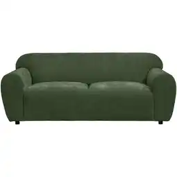 Leen Bakker Bank Bibi 3-zits - stof Glory - groen - Leen Bakker aanbieding