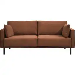 Leen Bakker Bank Siem 2,5-zits - stof Fjord - terracotta - Leen Bakker aanbieding