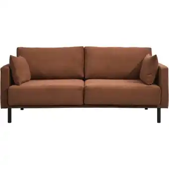 Leen Bakker Bank Siem 2,5-zits - stof Fjord - terracotta - Leen Bakker aanbieding