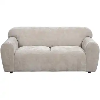 Leen Bakker Bank Bibi 2-zits - stof Glory - beige - Leen Bakker aanbieding