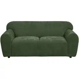 Leen Bakker Bank Bibi 2-zits - stof Glory - groen - Leen Bakker aanbieding