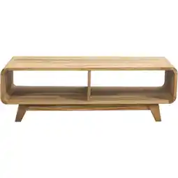 Leen Bakker Salontafel Bulan - naturel - 110x45x35 cm - Leen Bakker aanbieding