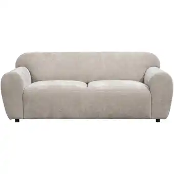 Leen Bakker Bank Bibi 3-zits - stof Glory - beige - Leen Bakker aanbieding