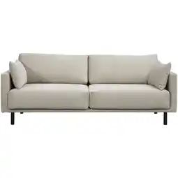 Leen Bakker Bank Siem 3-zits - stof Fjord - beige - Leen Bakker aanbieding