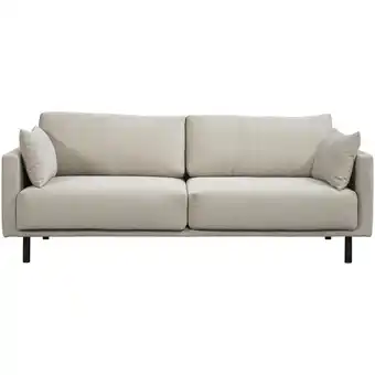 Leen Bakker Bank Siem 3-zits - stof Fjord - beige - Leen Bakker aanbieding