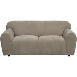 Leen Bakker Bank Bibi 2-zits - stof Glory - taupe - Leen Bakker aanbieding