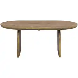 Leen Bakker Salontafel Olivier - mangohout - 100x50x40 cm - Leen Bakker aanbieding