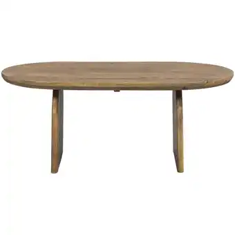 Leen Bakker Salontafel Olivier - mangohout - 100x50x40 cm - Leen Bakker aanbieding