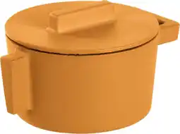 Bol.com Sambonet - Gietijzer Braadpan Geel - 10 cm incl deksel aanbieding