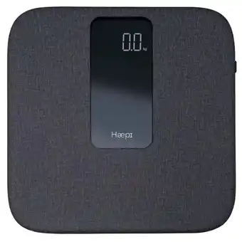MediaMarkt Haepi Personenweegschaal Hi- Emma Elektronische Personenweegschaal Donker Grijs aanbieding