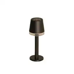 Welkoop Luxform Cala d'Or - Tafellamp - 21x8x8 cm - Zwart - Warm wit aanbieding
