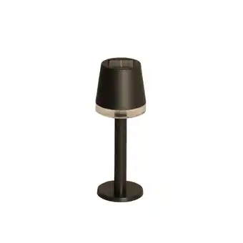 Welkoop Luxform Cala d'Or - Tafellamp - 21x8x8 cm - Zwart - Warm wit aanbieding