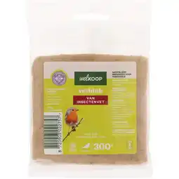 Welkoop Welkoop - Vetblok met Insectenvet - Tuinvogelvoer - Insecten - 280 gram aanbieding