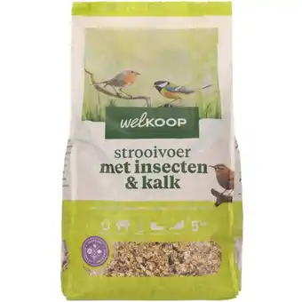 Welkoop Welkoop - Strooivoer - Tuinvogelvoer - Insecten - Kalk - 5 kg aanbieding