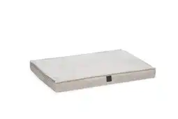 Welkoop Designed by Lotte Ribbed Orthopedisch - Benchkussen - Lichtgrijs aanbieding