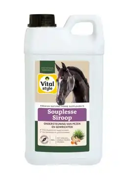 Welkoop VITALstyle Souplessesiroop - Gewricht & Peessupplement Paard - 2,5 L aanbieding
