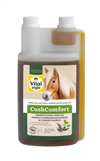 Welkoop VITALstyle CushComfort Hormoonbalans - Supplement Paard - 1 L aanbieding