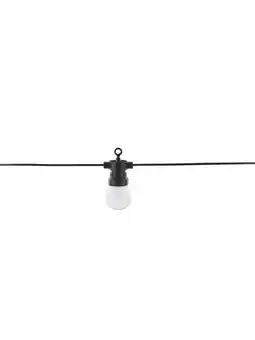Welkoop Luxform Honolulu Partylights 20x - Lichtsnoer - 10x5x1200 cm - Zwart - Warm wit aanbieding