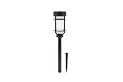 Welkoop Luxform Catala - Solar tuinverlichting - 7x7x35 cm - Black/Warm White aanbieding