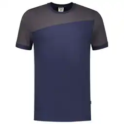 Welkoop Tricorp Bicolor 102006 - T-shirt - Blauw /Donkergrijs aanbieding