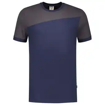 Welkoop Tricorp Bicolor 102006 - T-shirt - Blauw /Donkergrijs aanbieding